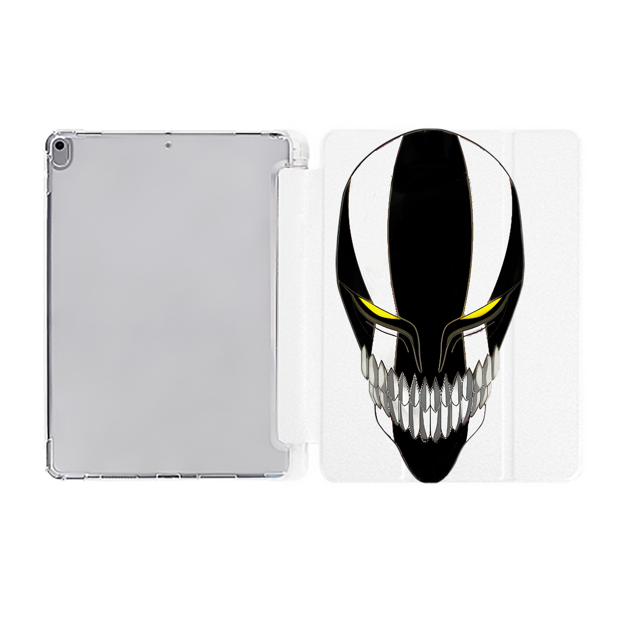 （画像用） ブリーチ 黒崎一護（くろさき いちご）BLEACH Kurosaki Ichigo IPad ケース ペン収納付き 三つ折りスタンド PUレザー×シリコン 対応機種9.5/10.5/10.9インチ